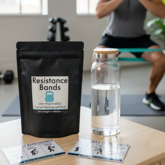 Everyday Endurance Resistance Band Kit – Resistance Bands + Witty Workout Magnet - Picture 12 of 12